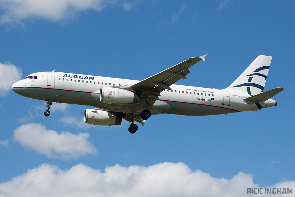 Airbus A320-232 - SX-DVH - Aegean Airlines