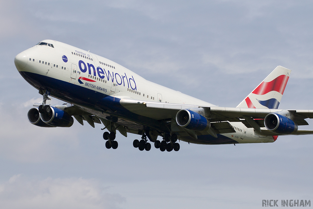 Boeing 747-436 - G-CIVL - OneWorld | British Airways