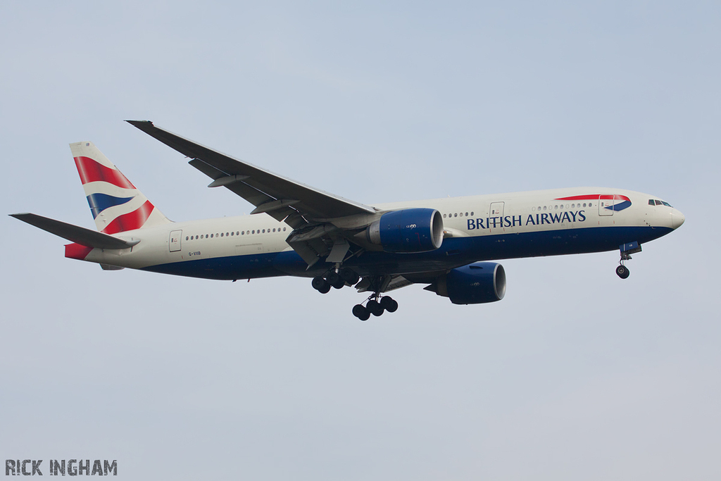 Boeing 777-236ER - G-VIIB - British Airways