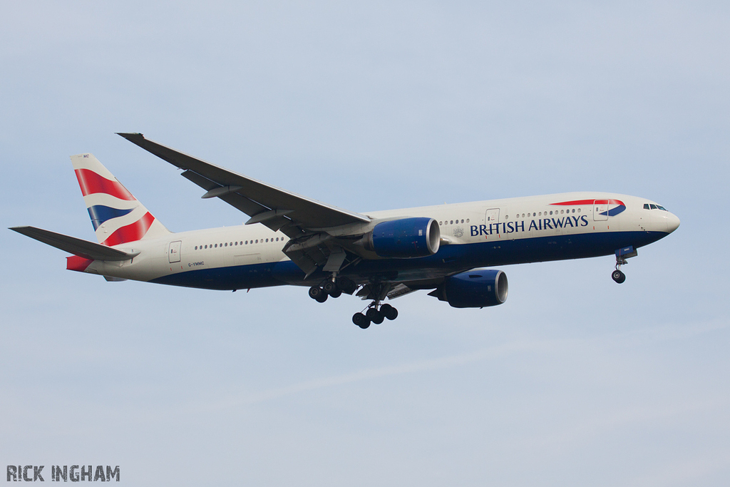 Boeing 777-236ER - G-YMMC - British Airways