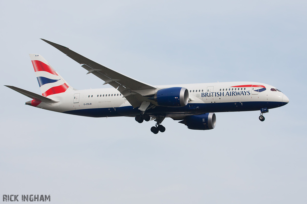 Boeing 787-8 Dreamliner - G-ZBJB - British Airways
