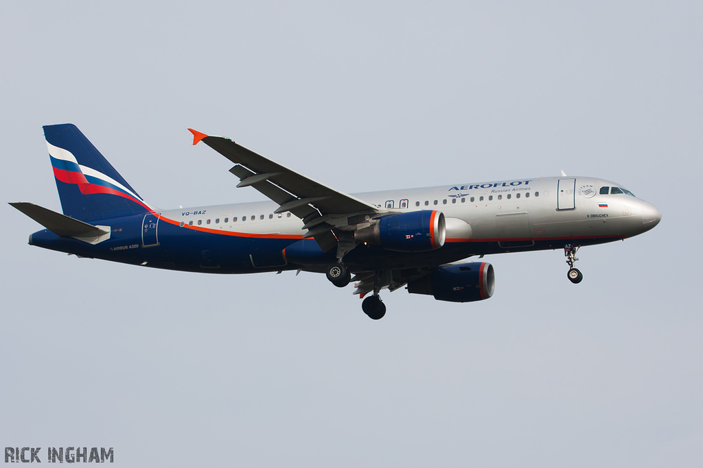 Airbus A320-214 - VQ-BAZ - Aeroflot