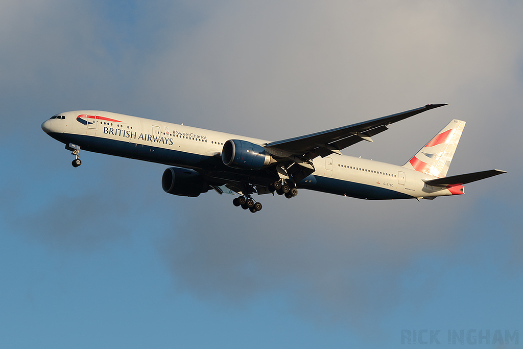 Boeing 777-36NER - G-STBC - British Airways