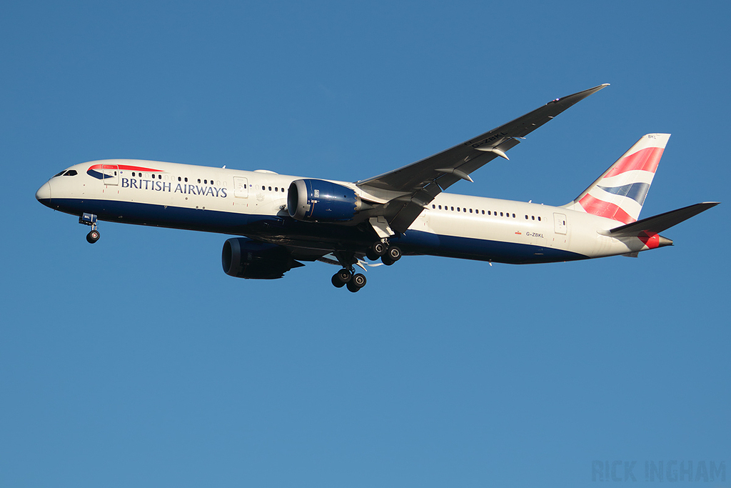 Boeing 787-9 Dreamliner - G-ZBKL - British Airways
