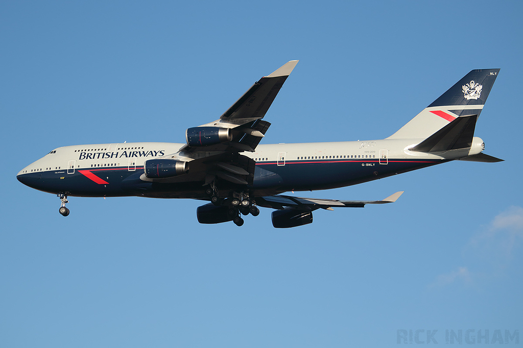 Boeing 747-436 - G-BNLY - British Airways