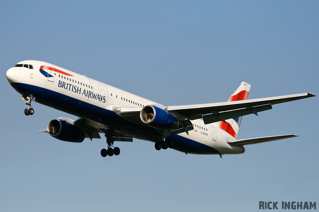 Boeing 767-336ER - G-BNWN - British Airways