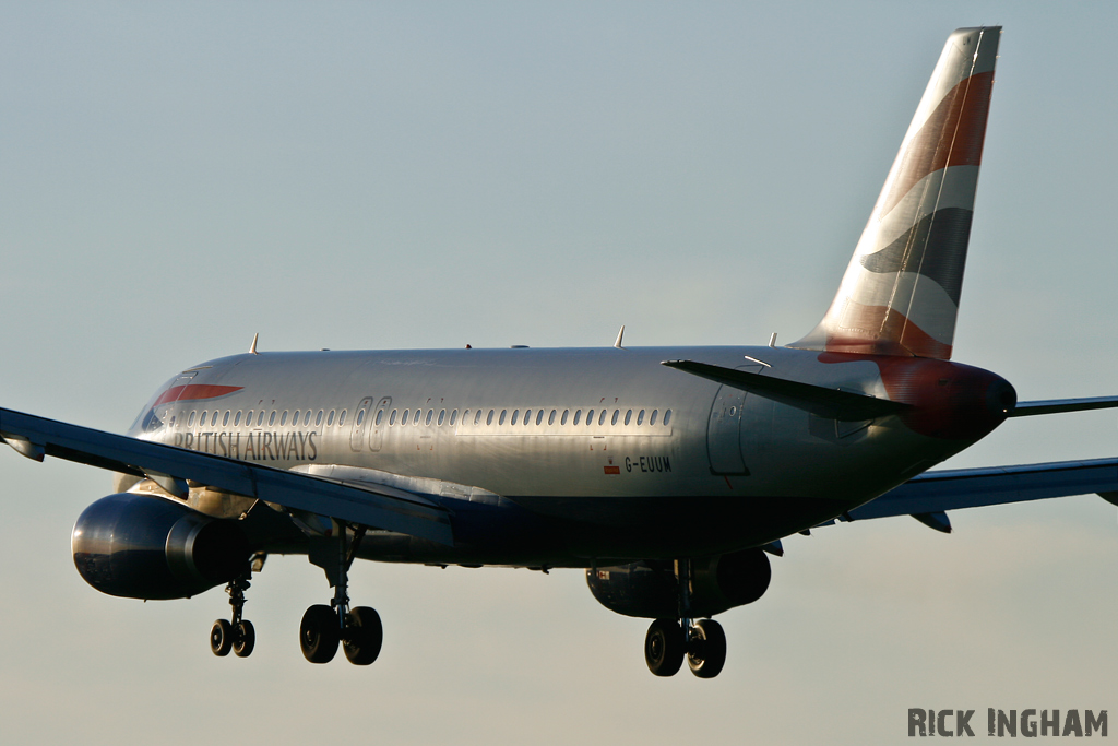 Airbus A320-232 - G-EUUM - British Airways