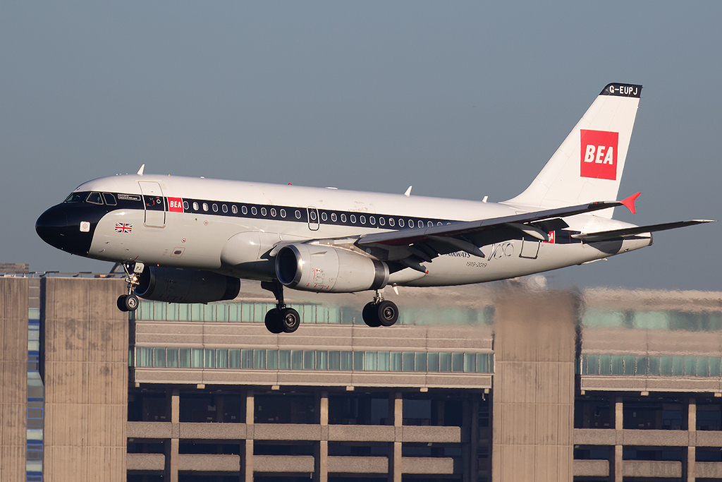 Airbus A319-131 - G-EUPJ - British Airways