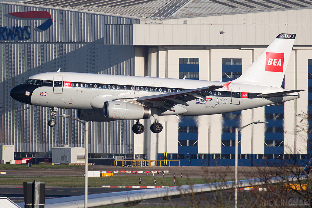 Airbus A319-131 - G-EUPJ - British Airways