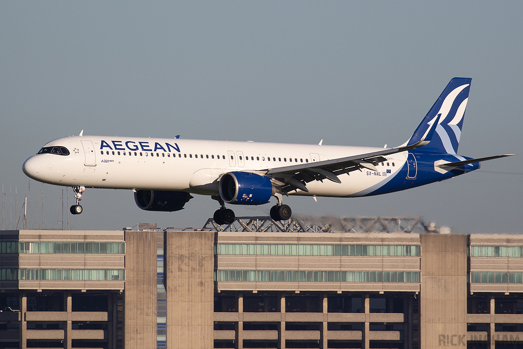 Airbus A321-271NX - SX-NAL - Aegean Airlines