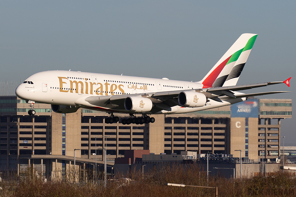 Airbus A380-842 - A6-EVG - Emirates
