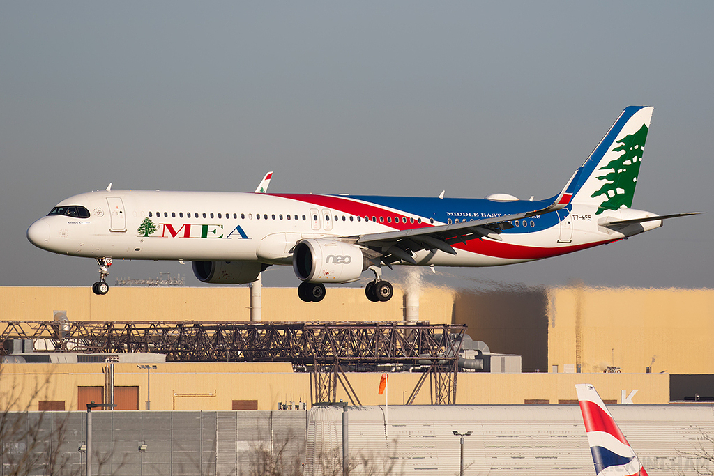 Airbus A321-271NX - T7-ME5 - Middle East Airlines