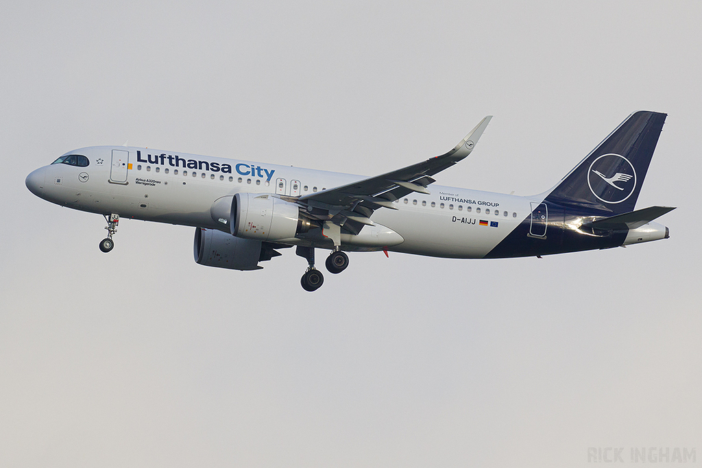Airbus A320-271N NEO - D-AIJJ - Lufthansa City