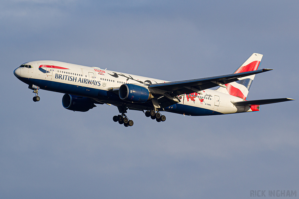 Boeing 777-236ER - G-YMML - British Airways