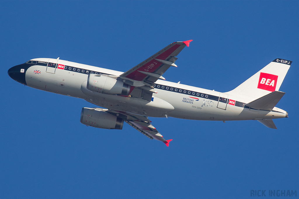 Airbus A319-131 - G-EUPJ - British Airways