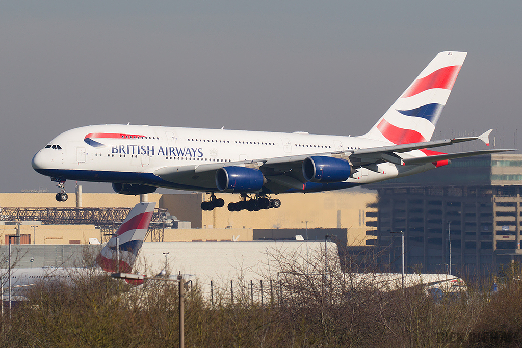 Airbus A380-841 - G-XLEJ - British Airways