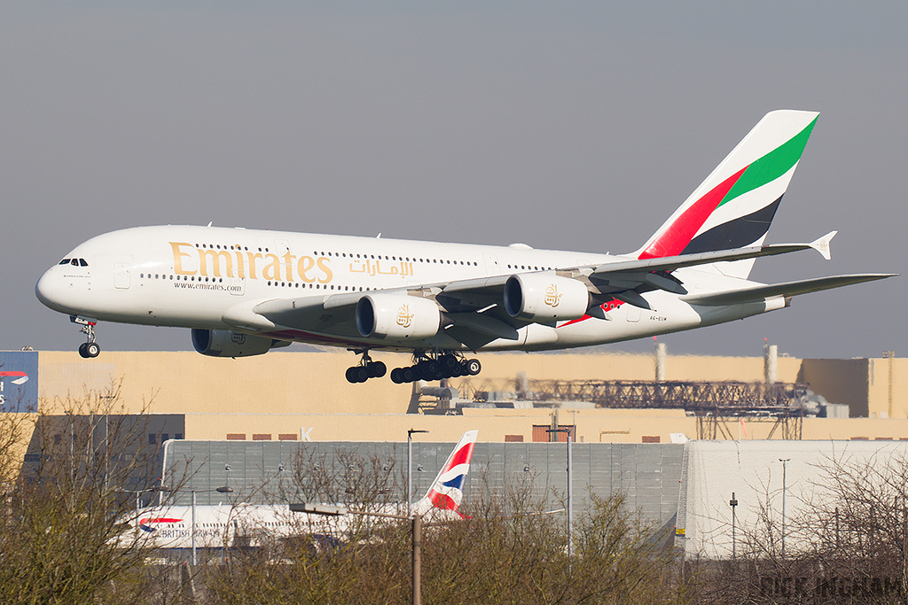 Airbus A380-842 - A6-EUM - Emirates