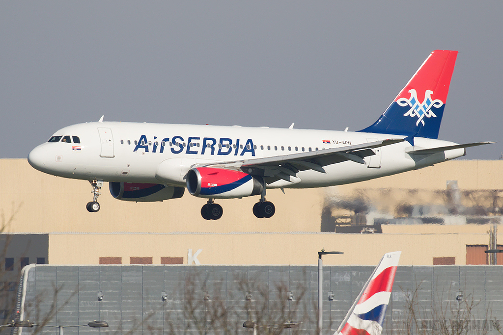 Airbus A319-132 - YU-APN - Air Serbia