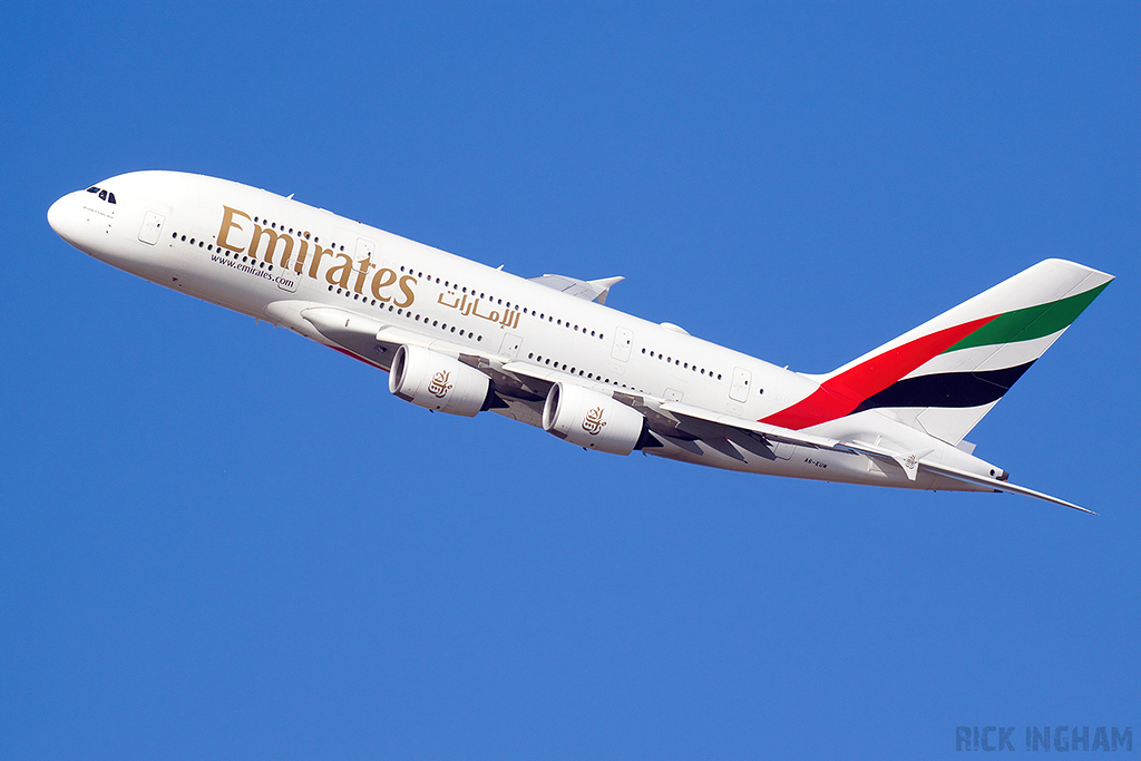 Airbus A380-842 - A6-EUM - Emirates
