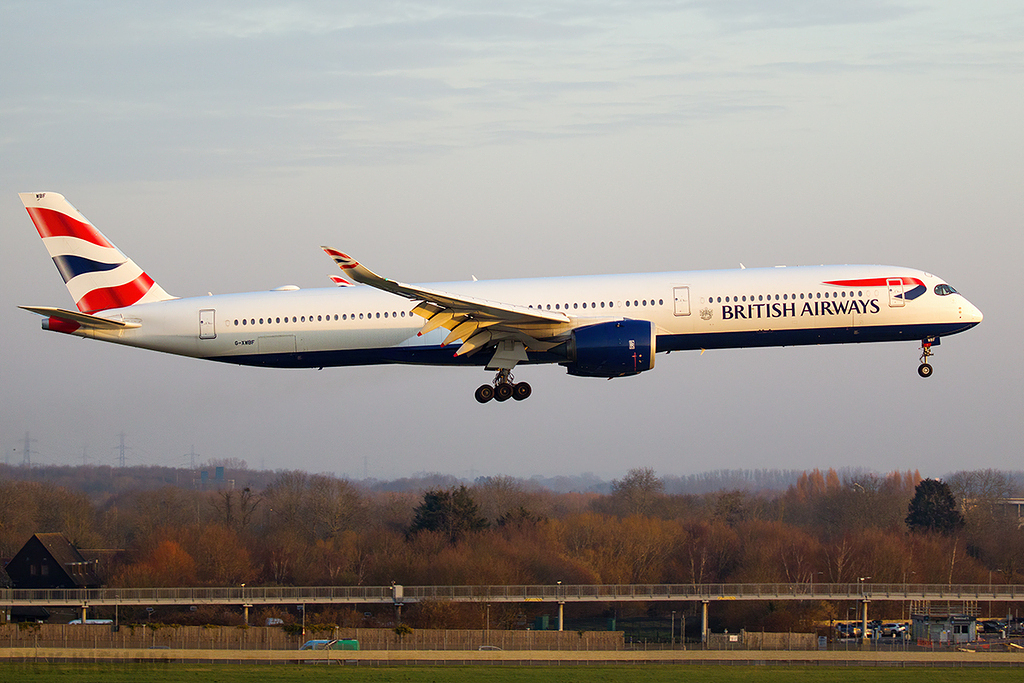 Airbus A350-1041 - G-XWBF - British Airways