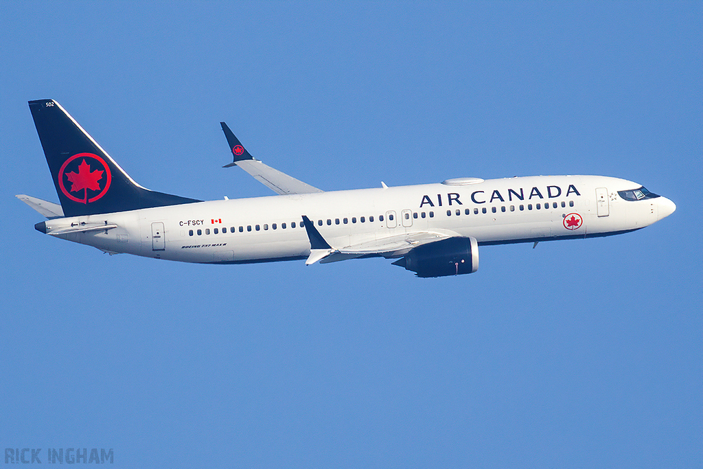 Boeing 737 MAX 8 - C-FSCY - Air Canada