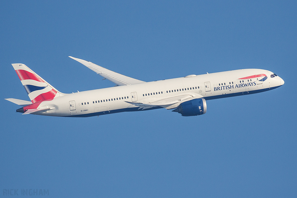 Boeing 787-9 Dreamliner - G-ZBKI - British Airways