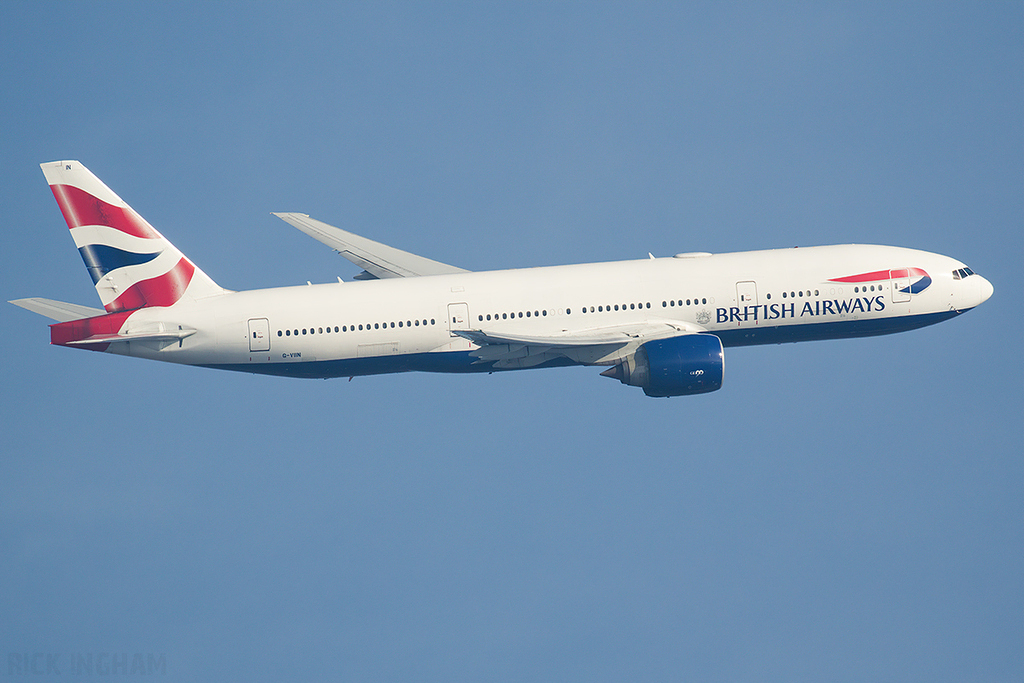 Boeing 777-236ER - G-VIIN - British Airways
