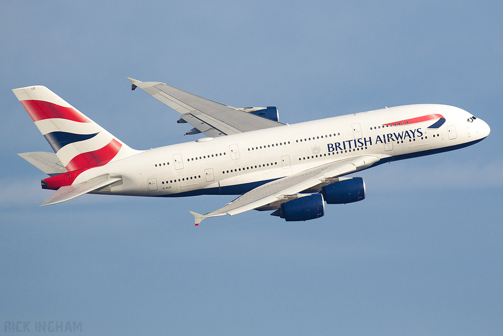 Airbus A380-841 - G-XLEI - British Airways