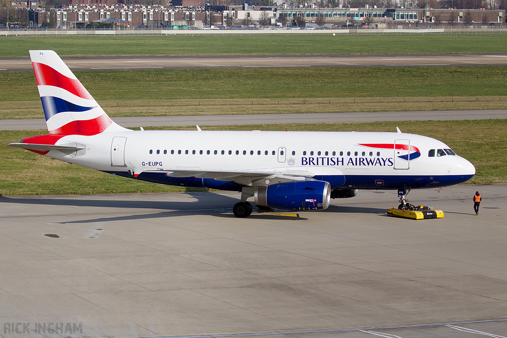 Airbus A319-131 - G-EUPG - British Airways