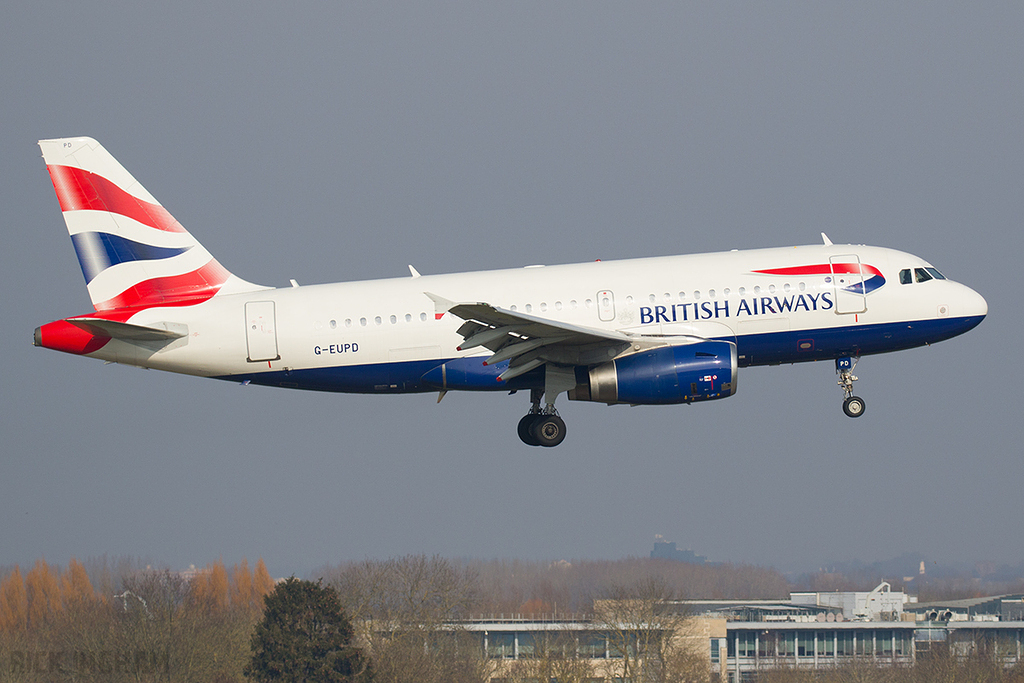 Airbus A319-131 - G-EUPD - British Airways