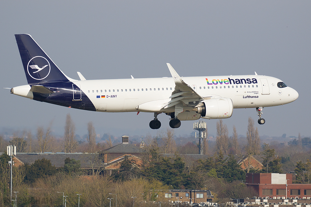 Airbus A320-271N - D-AINY - Lufthansa