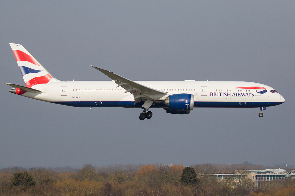 Boeing 787-9 Dreamliner - G-ZBKD - British Airways