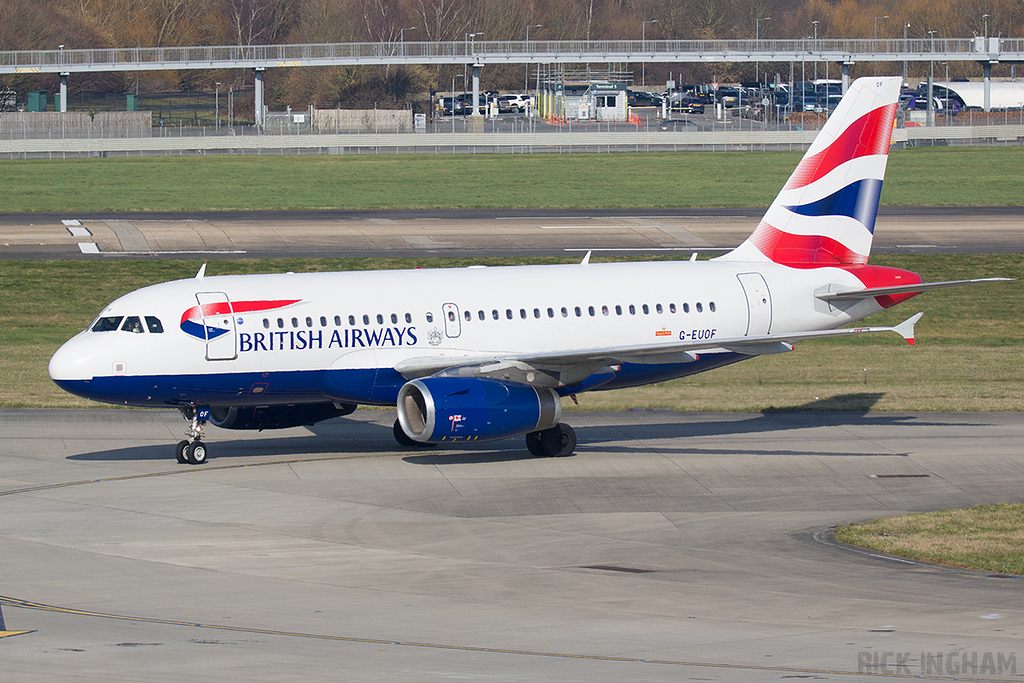Airbus A319-131 - G-EUOF - British Airways