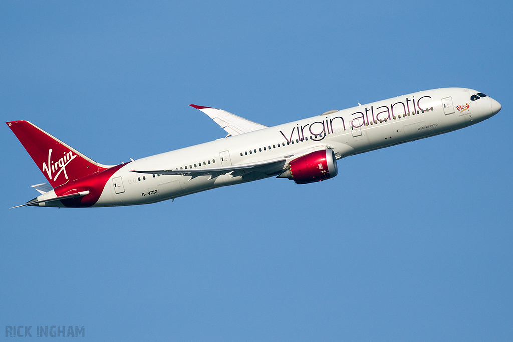Boeing 787-9 Dreamliner - G-VZIG - Virgin Atlantic