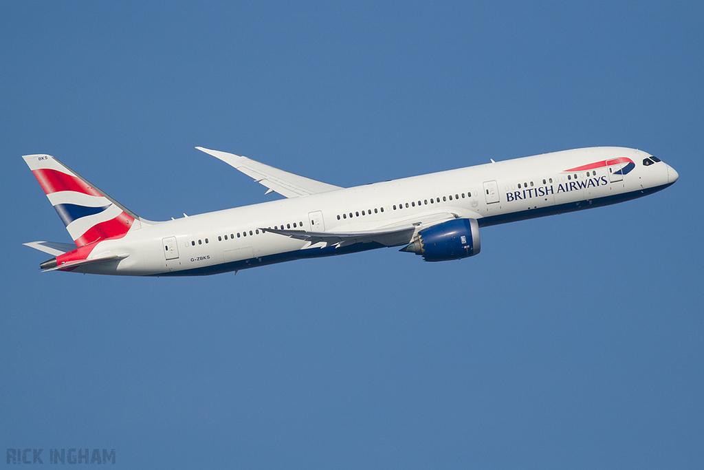 Boeing 787-9 Dreamliner - G-ZBKS - British Airways