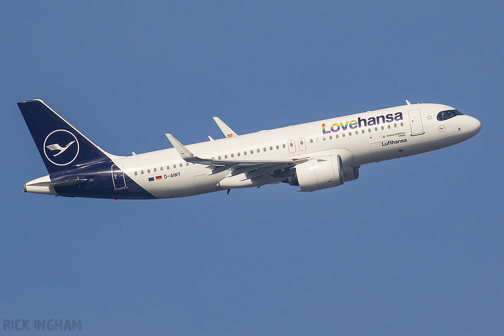Airbus A320-271N - D-AINY - Lufthansa