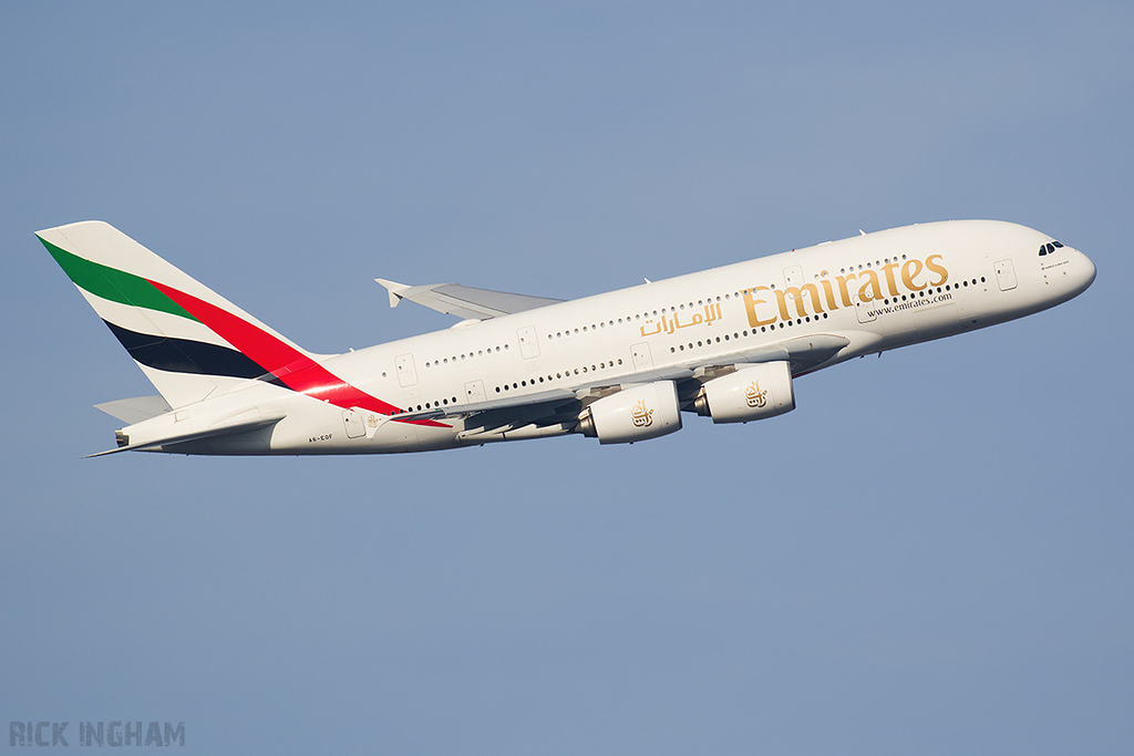 Airbus A380-861 - A6-EOF - Emirates