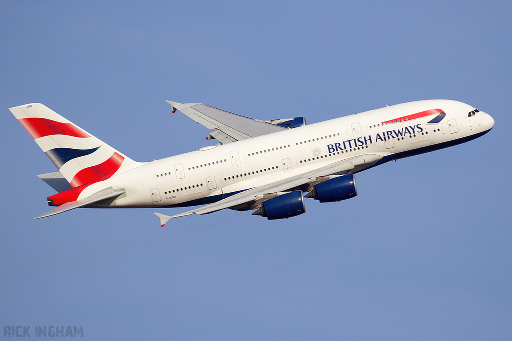 Airbus A380-841 - G-XLED - British Airways