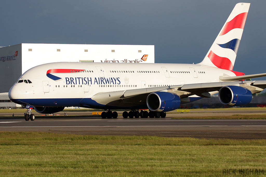 Airbus A380-841 - G-XLEE - British Airways