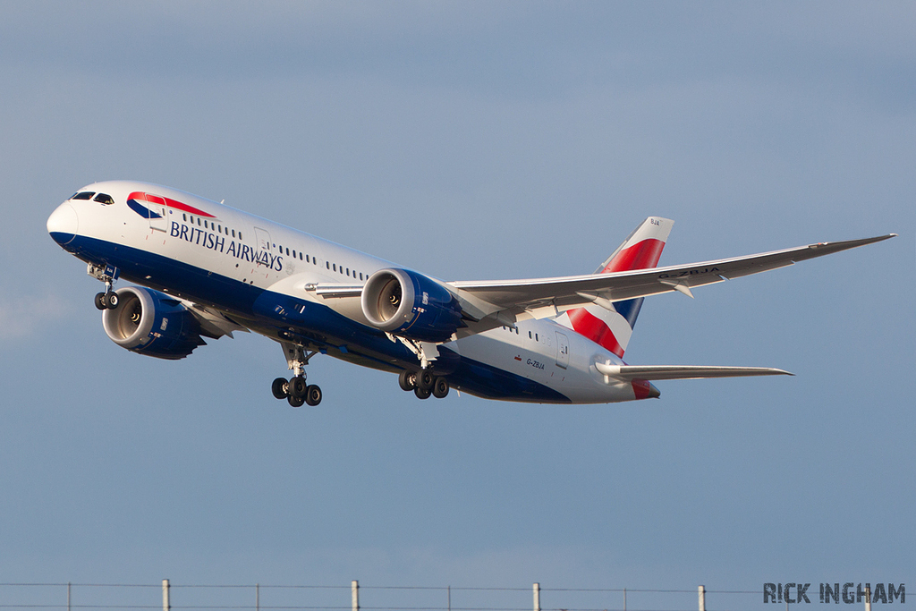 Boeing 787-8 Dreamliner - G-ZBJA - British Airways