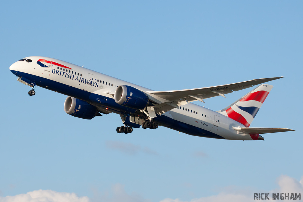 Boeing 787-8 Dreamliner - G-ZBJA - British Airways
