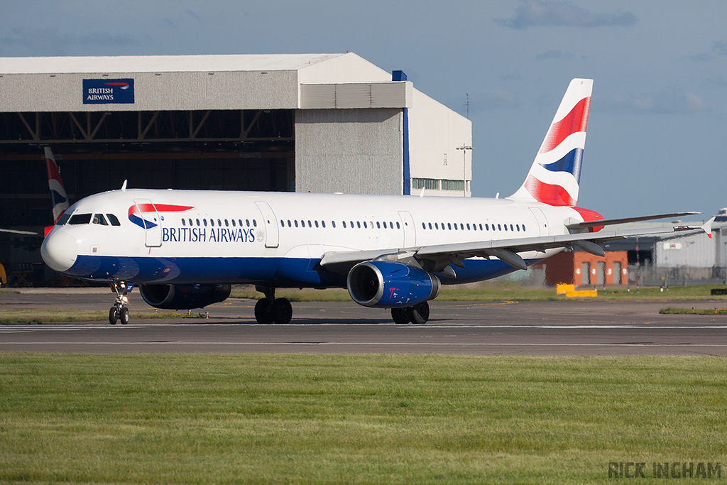 Airbus A321-231 - G-EUXF - British Airways