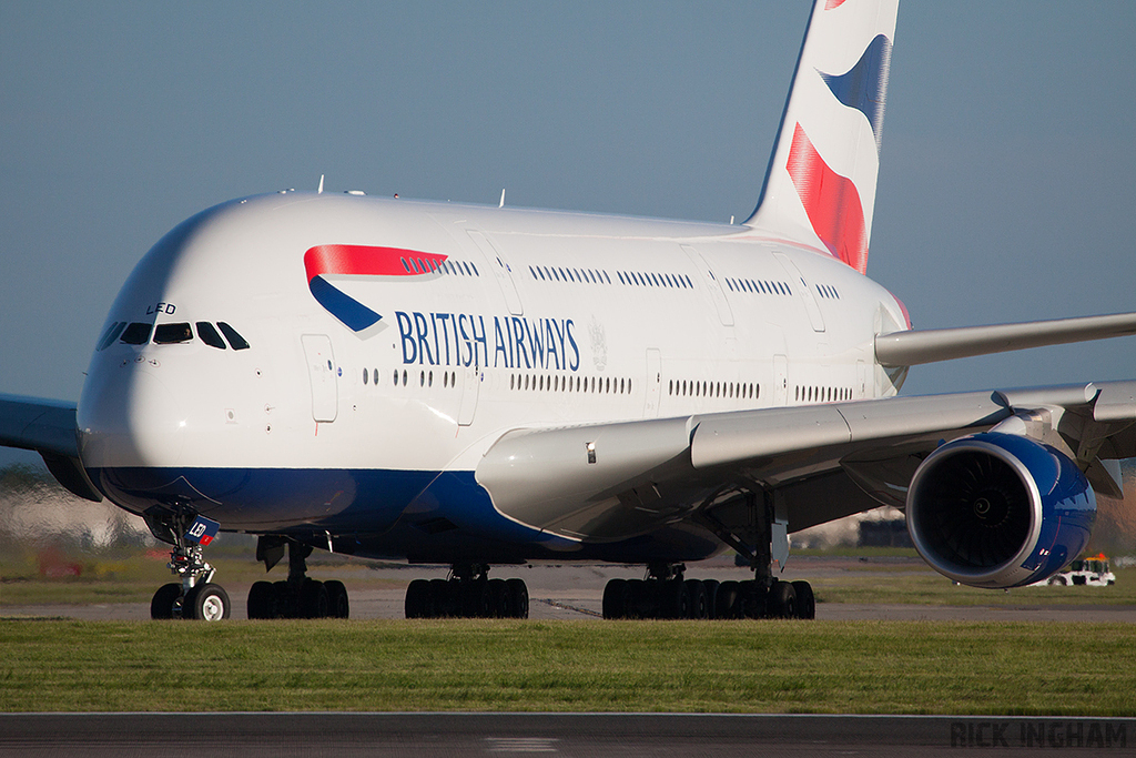Airbus A380-841 - G-XLED - British Airways