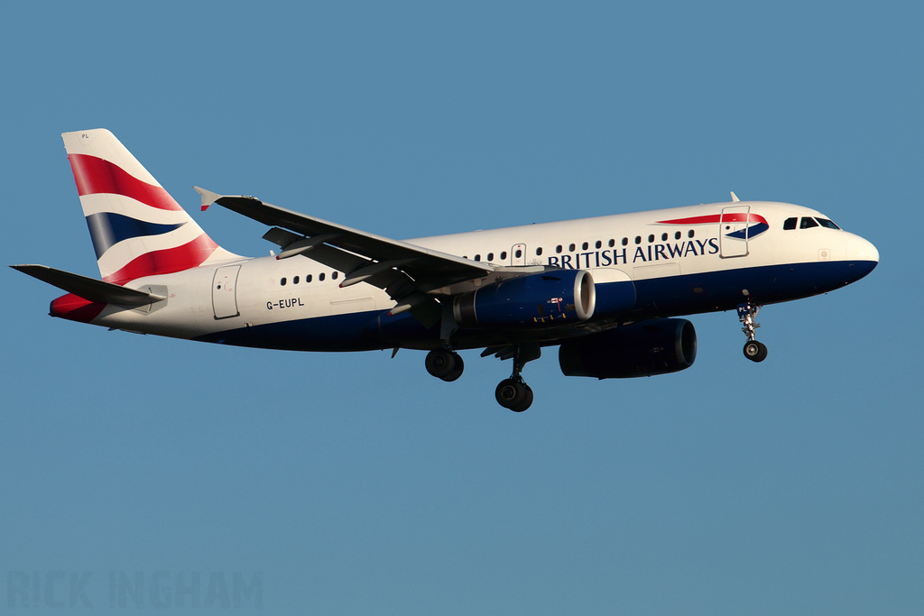 Airbus A319-131 - G-EUPL - British Airways