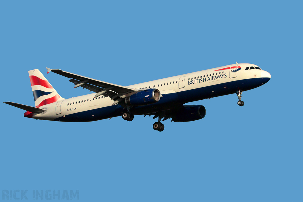 Airbus A321-231 - G-EUXM - British Airways
