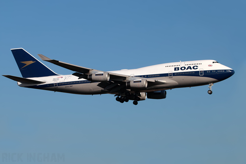 Boeing 747-436 - G-BYGC - BOAC (British Airways)