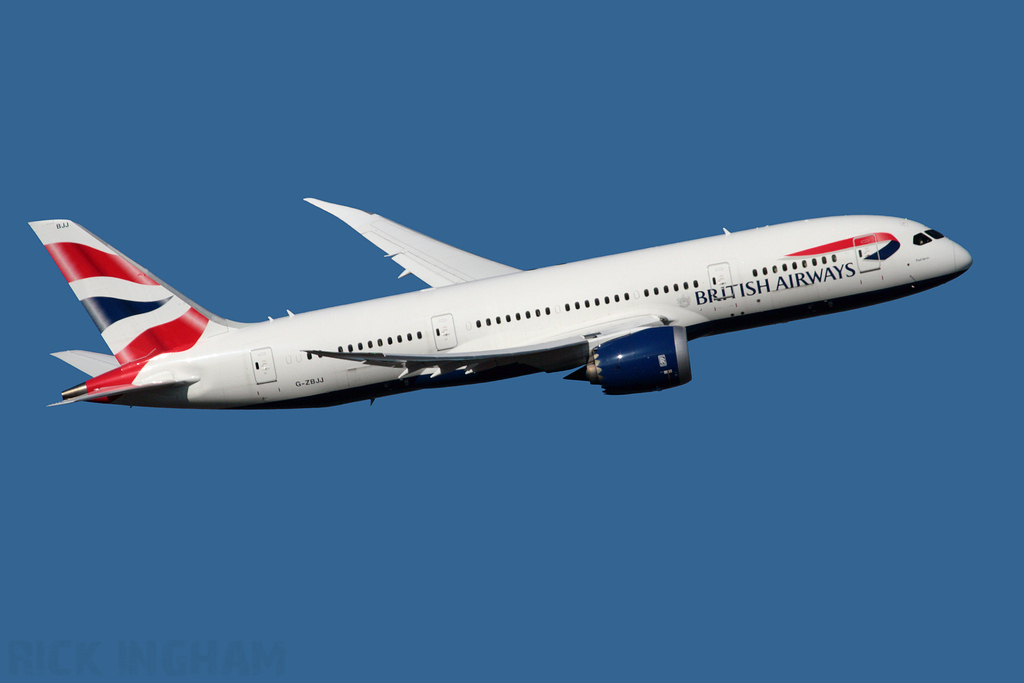 Boeing 787-8 Dreamliner - G-ZBJJ - British Airways