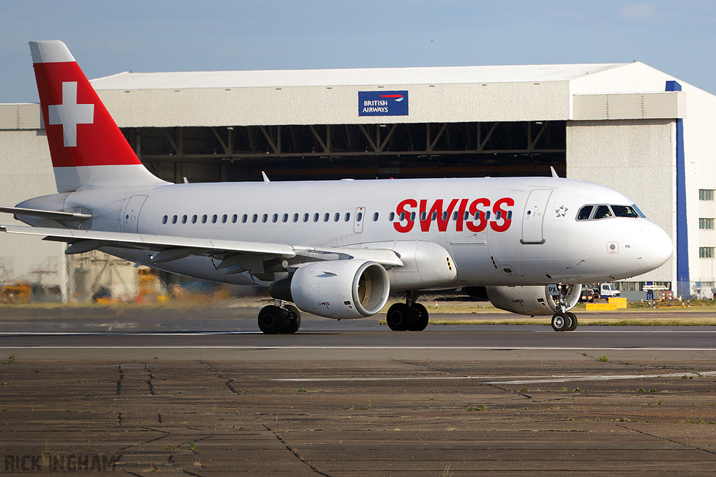 Airbus A319-112 - HB-IPX - Swiss Airlines