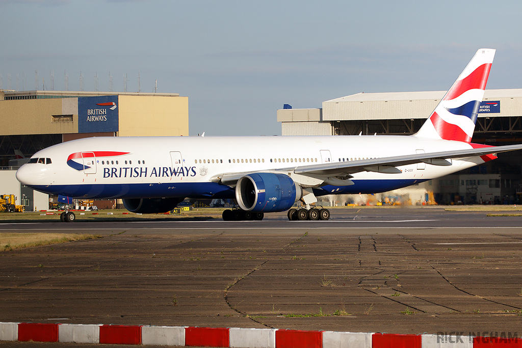 Boeing 777-236ER - G-VIIY - British Airways