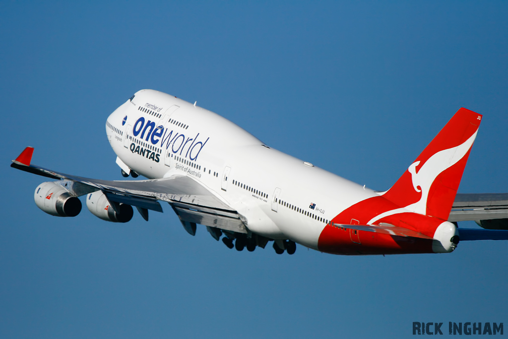 Boeing 747-438 - VH-OJU - Qantas Airways